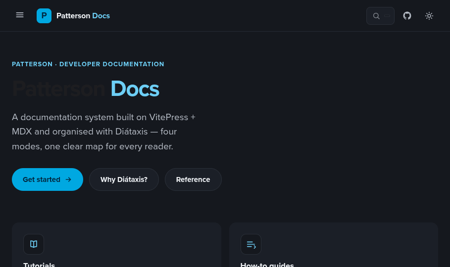 Patterson docs preview