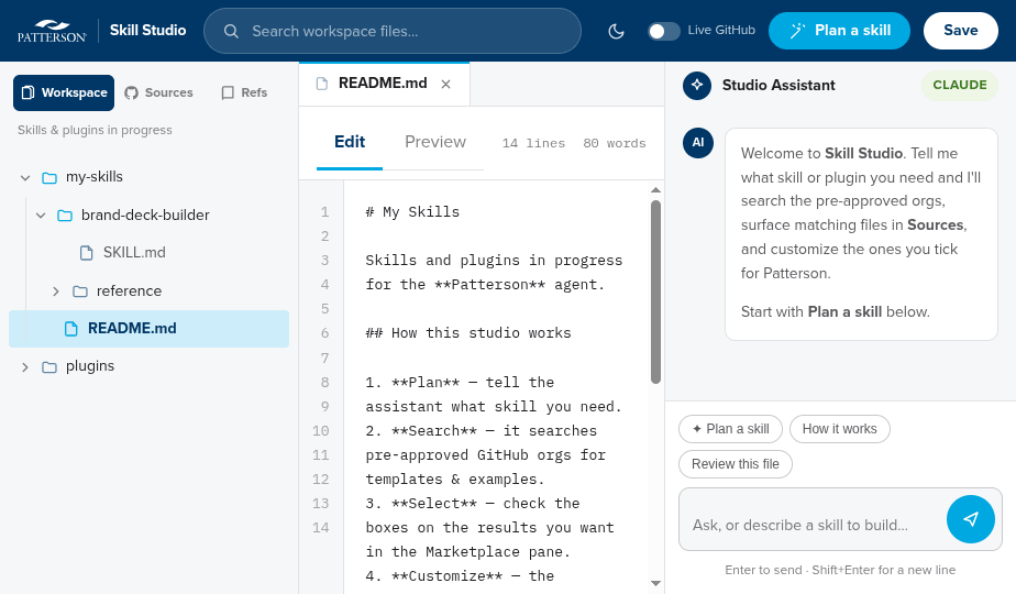Patterson file manager preview